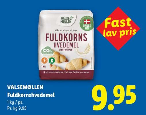 Valsemøllen Fuldkornshvedemel