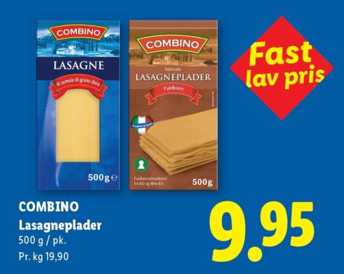 COMBINO Lasagneplader
