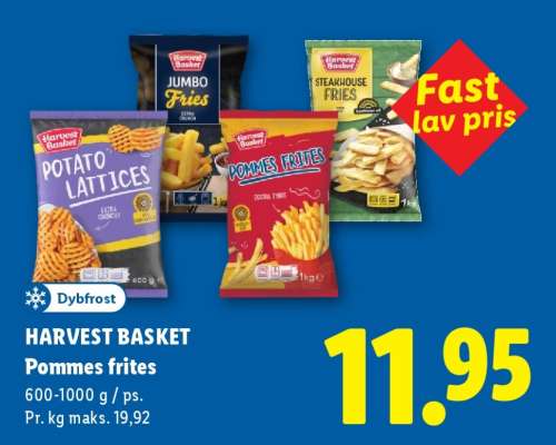 HARVEST BASKET Pommes frites