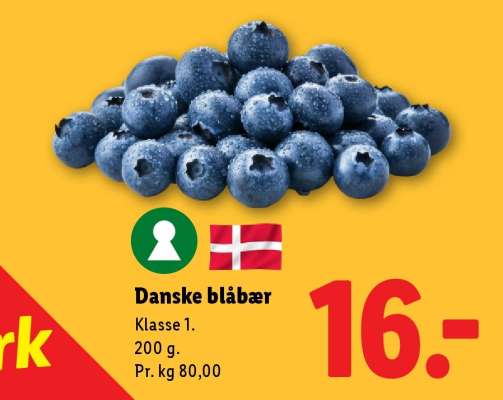 Danske blåbær