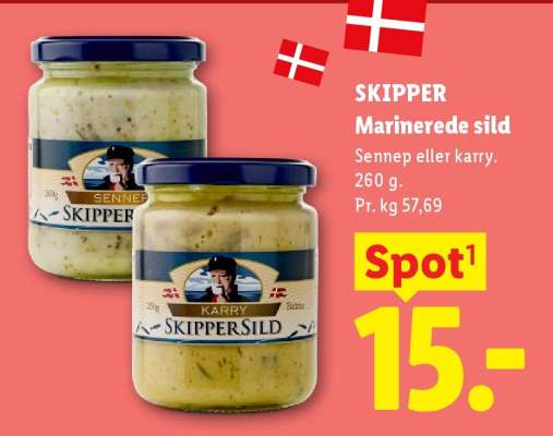 SKIPPER Marinerede sild
