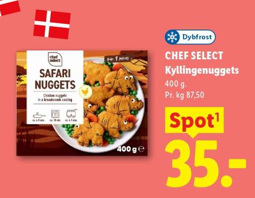 CHEF SELECT Kyllingenuggets