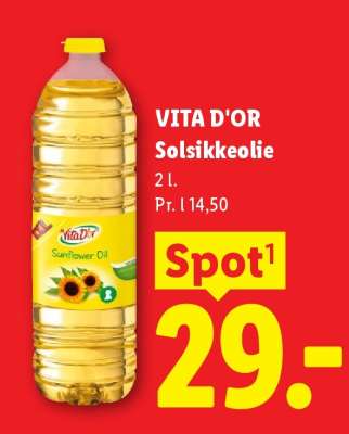 Vita D'Or Solsikkeolie