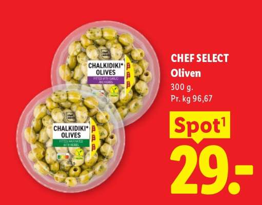 CHEF SELECT Oliven
