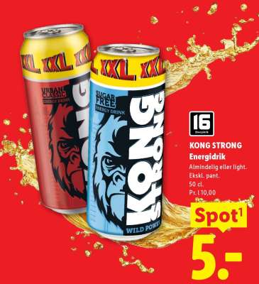 KONG STRONG Energidrik