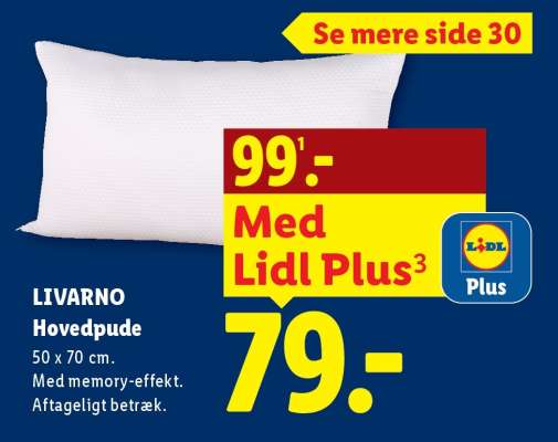 LIVARNO Hovedpude