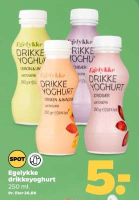 Egelykke drikkeyoghurt