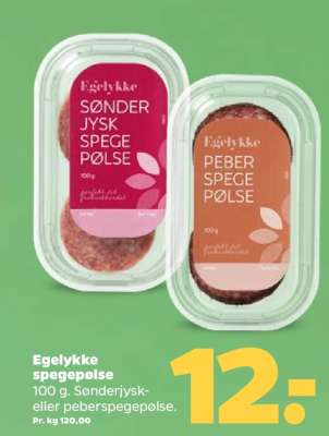 Egelykke spegepølse
