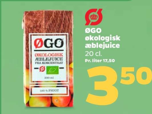 ØGO økologisk æblejuice