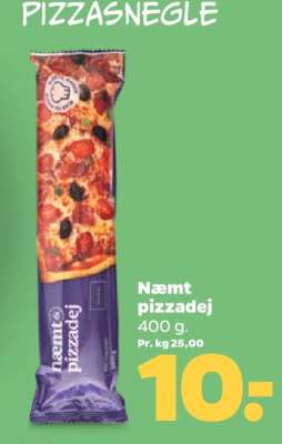 Næmt pizzadej