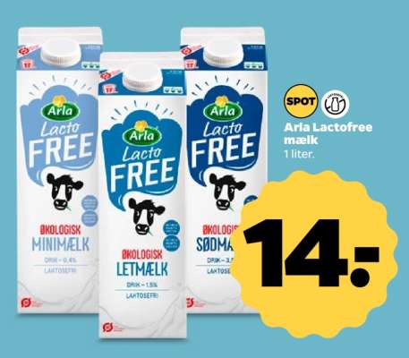 Arla Lactofree mælk
