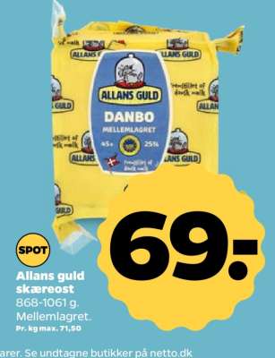 Allans guld skæreost