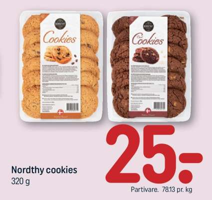 Nordthy cookies