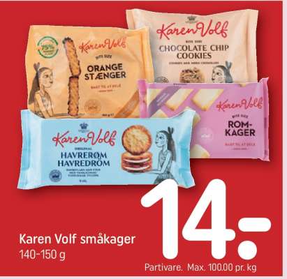 KAREN VOLF Småkager