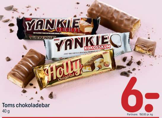 Toms chokoladebar