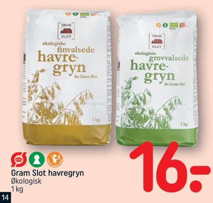Gram Slot Havregryn