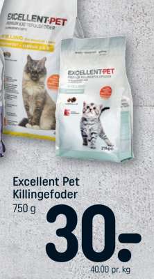 Excellent Pet killingefoder