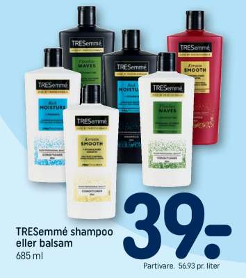TRESemmé shampoo eller balsam