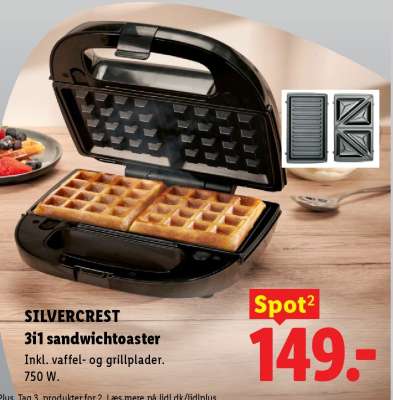 SILVERCREST 3i1 Sandwichtoaster