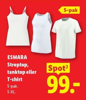 ESMARA Stoptop, tanktop eller T-shirt