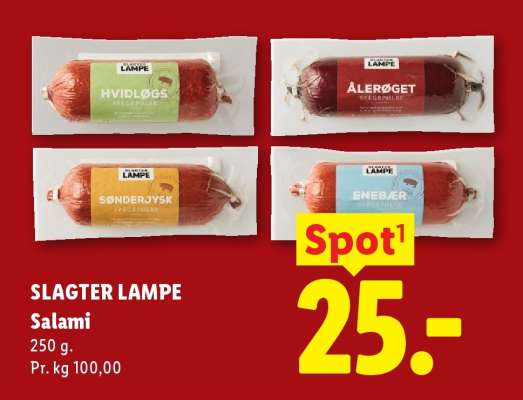 SLAGTER LAMPE Salami