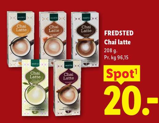 Fredsted chai latte
