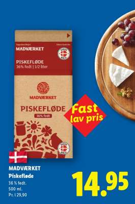 MADVÆRKET Piskefløde