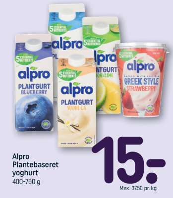 Alpro plantebaseret yoghurt