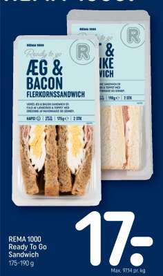 REMA 1000 Ready To Go Sandwich