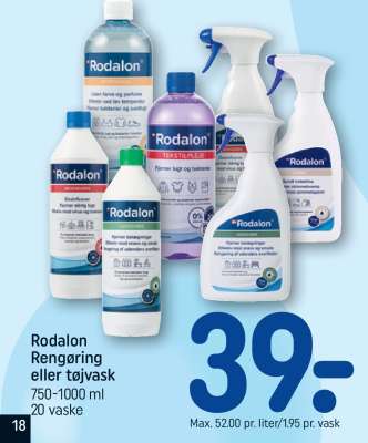 Rodalon Rengøring eller tøjvask