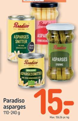 Paradiso asparges