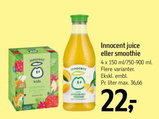 Innocent juice eller smoothie