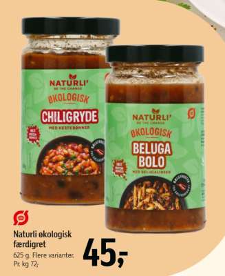 Naturli økologisk færdigret