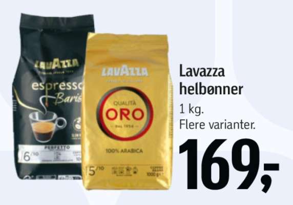 Lavazza helbønner