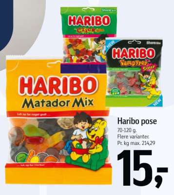 Haribo pose
