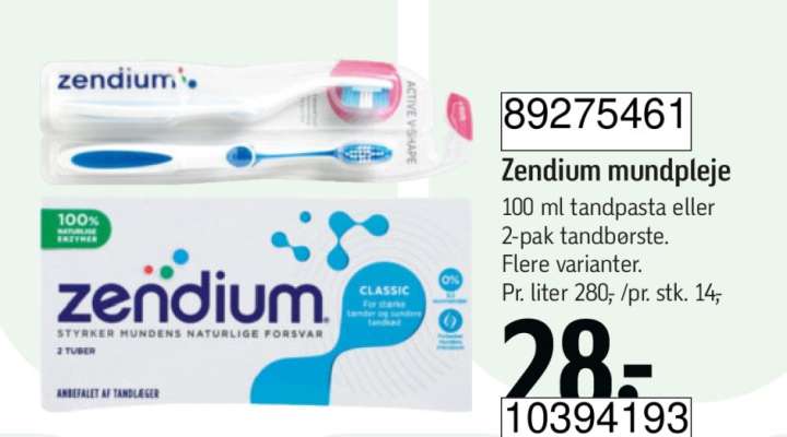Zendium mundpleje
