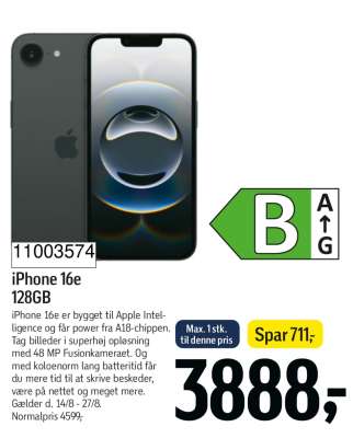 iPhone 16e 128GB