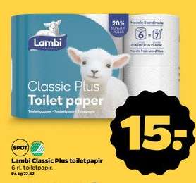 Lambi Classic Plus toiletpapir