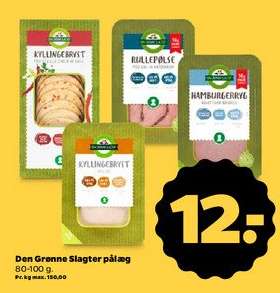Den Grønne Slagter pålæg