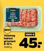 Velsmag hakket grisekød 8-12%
