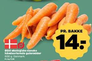 ØGO økologiske danske håndsorterede gulerødder