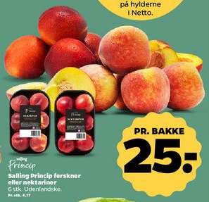 Salling Princip ferskner eller nektariner