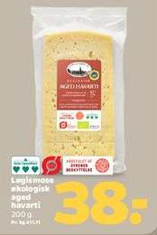 Legismose ekologisk aged havarti