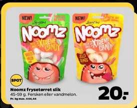 Noomz frysetørret slik