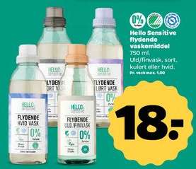 Hello Sensitive flydende vaskemiddel