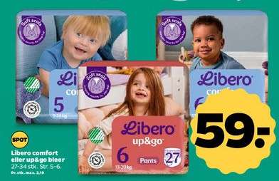 Libero comfort eller up&go bleer