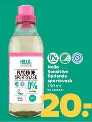 Hello Sensitive flydende sportsvask
