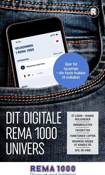 Rema 1000 tilbudsavis  - 9.8.2026 - 13.9.2026.