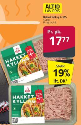 Hakket Kylling 7-10%