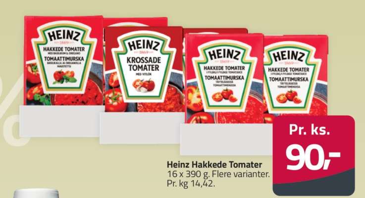 Heinz Hakkede Tomater